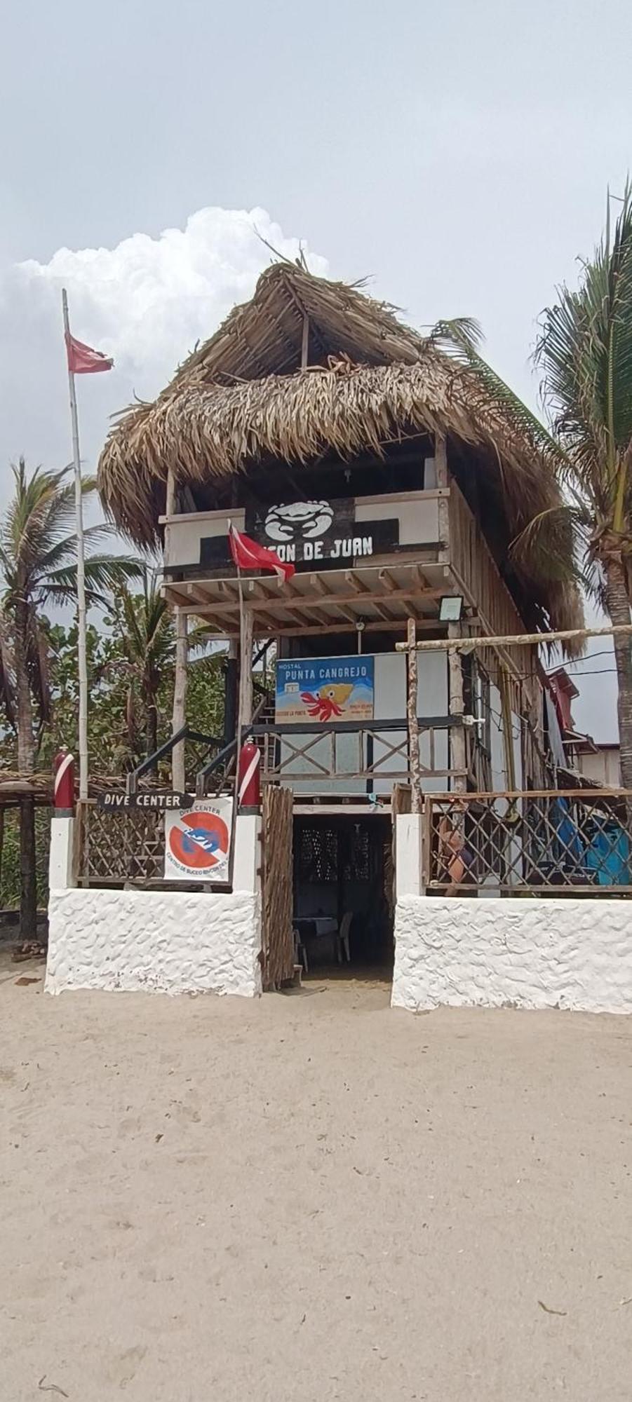 Hostal Punta Cangrejo San Onofre Dış mekan fotoğraf
