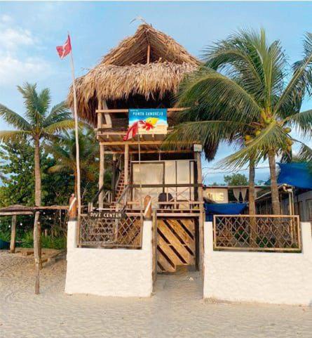 Hostal Punta Cangrejo San Onofre Dış mekan fotoğraf